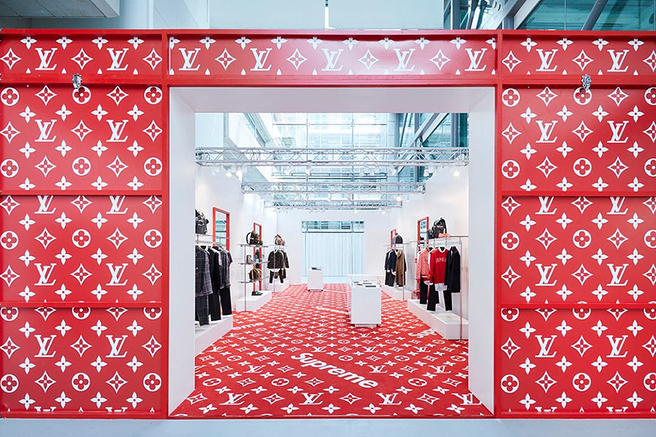 ���-�� ����� Louis Vuitton x Supreme